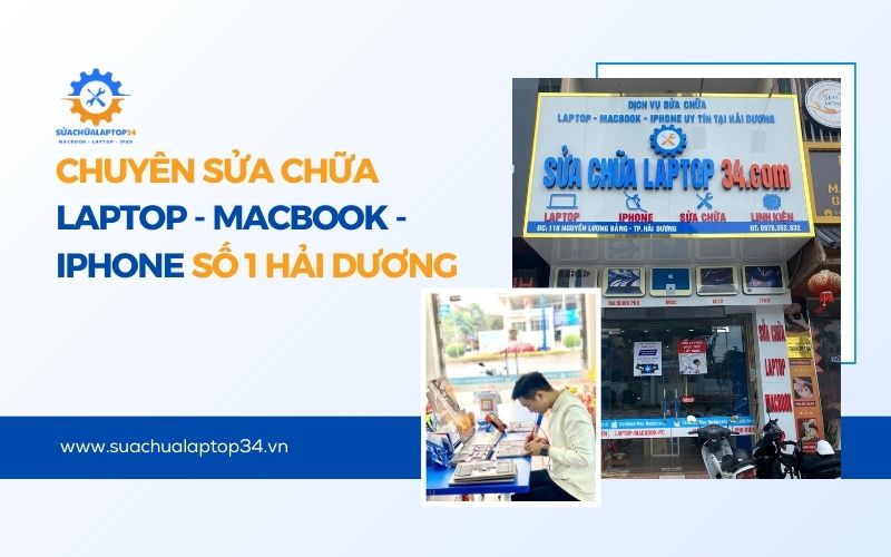 Sửa chữa laptop, máy tính Hải Dương