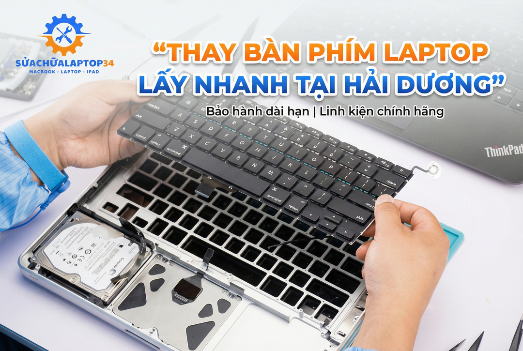 Thay bàn phím laptop Hải Dương lấy ngay