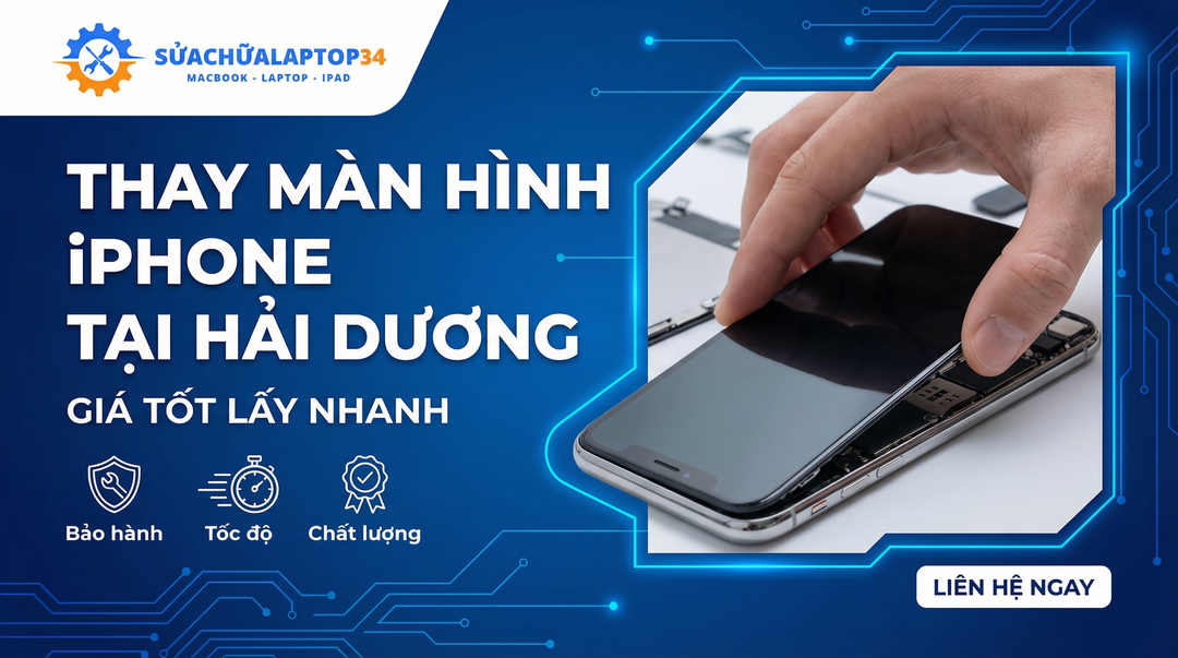 Thay màn hình iPhone tại Hải Dương lấy ngay