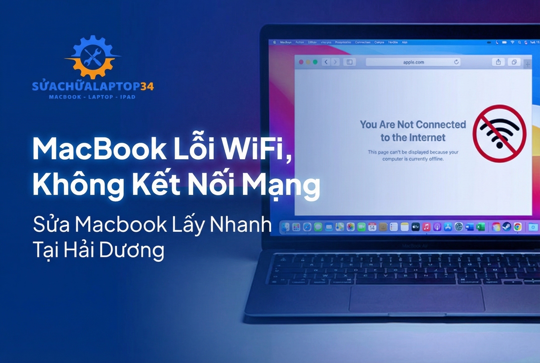 Sửa Macbook bị lỗi wifi