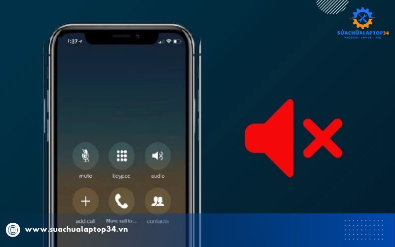 Sửa iphone mất âm thanh