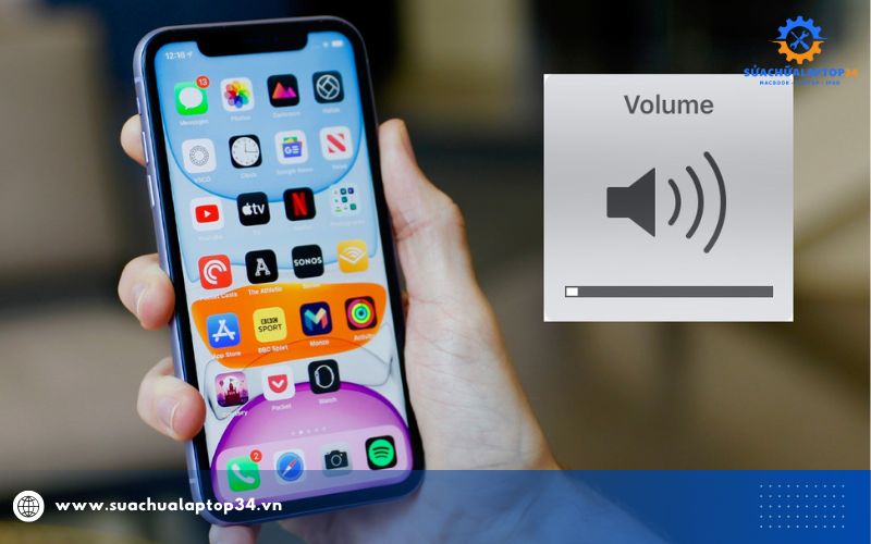 Sửa iphone mất âm thanh