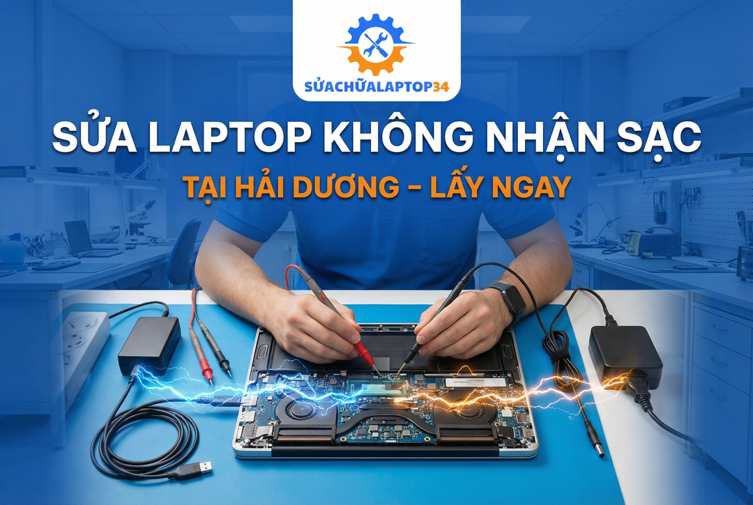 Sửa laptop không nhận sạc