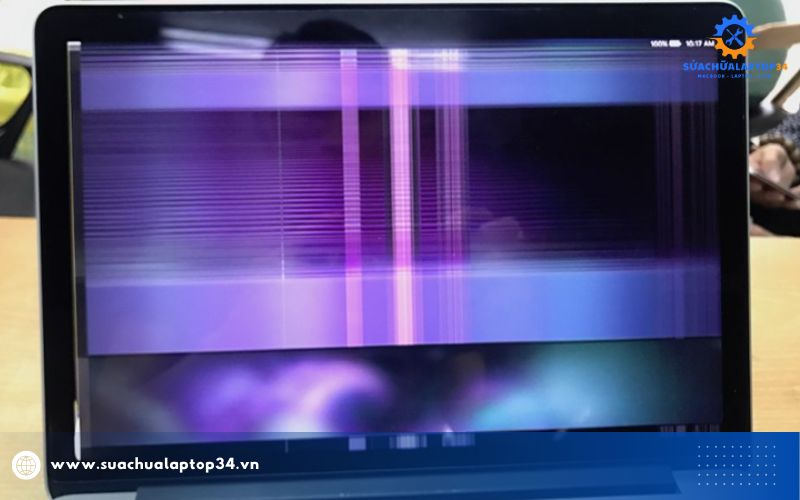 Sửa Macbook bị sọc màn hình