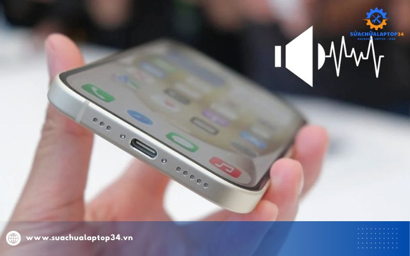 Sửa iphone mất âm thanh