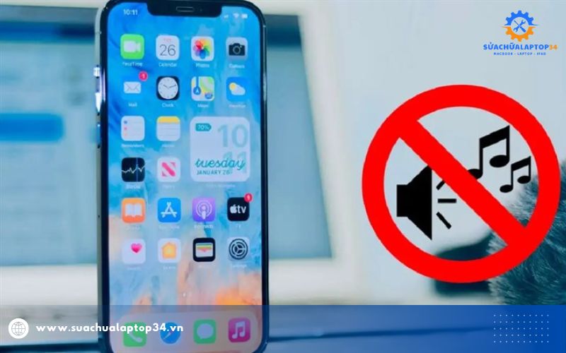 Sửa iphone mất âm thanh