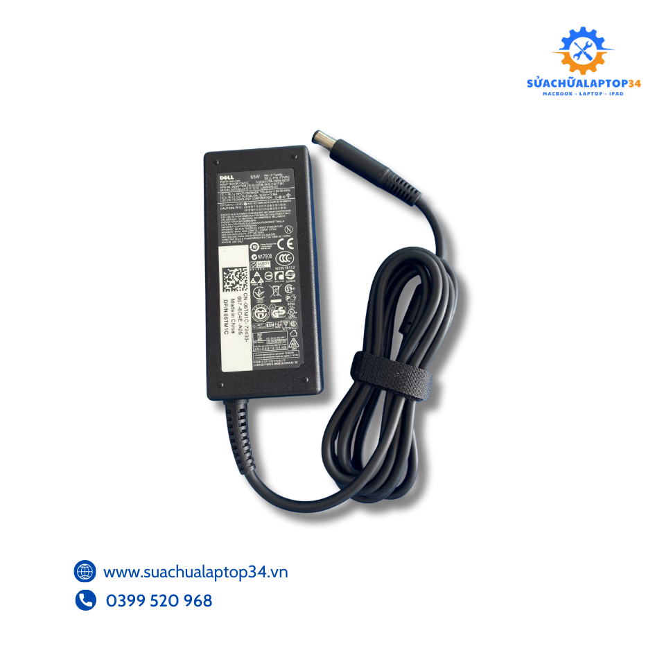 Sạc Dell chân to 9.5V 3.34A 65W